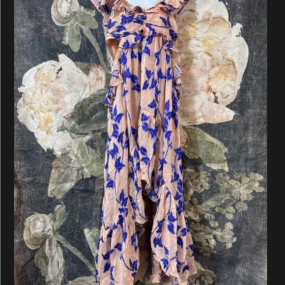 Floral Ruffle Maxi Dress - Picture 4 of 5